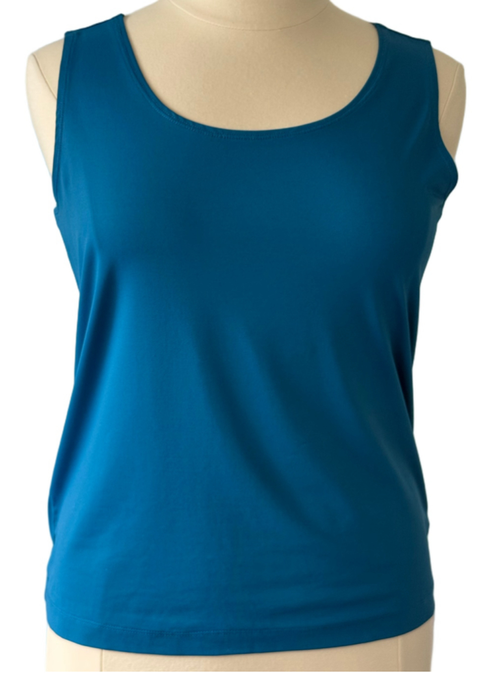 Chico's Turquoise Sleeveless Tank Top Size 16 (Chico’s sz 3)